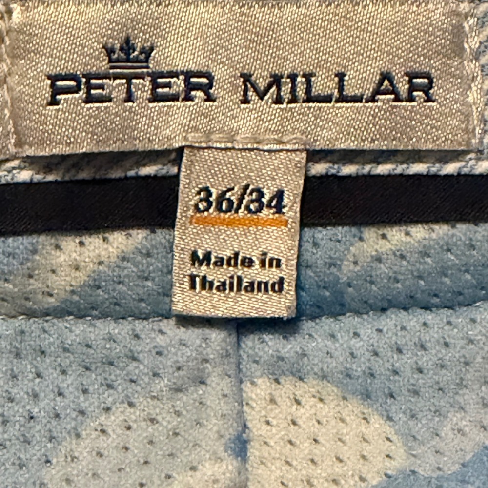 Peter Millar Crown Sport Grey Performance Golf Pants Mens 36x34 EUC - Picture 3 of 9